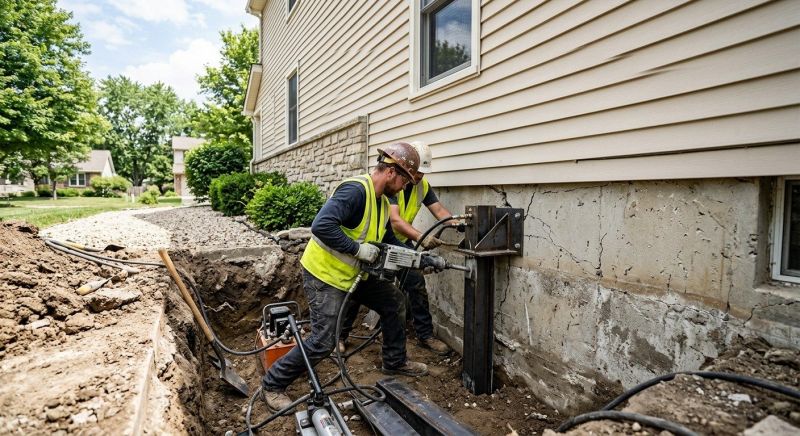 Structural Foundation Repair in Sandy Hook, CT