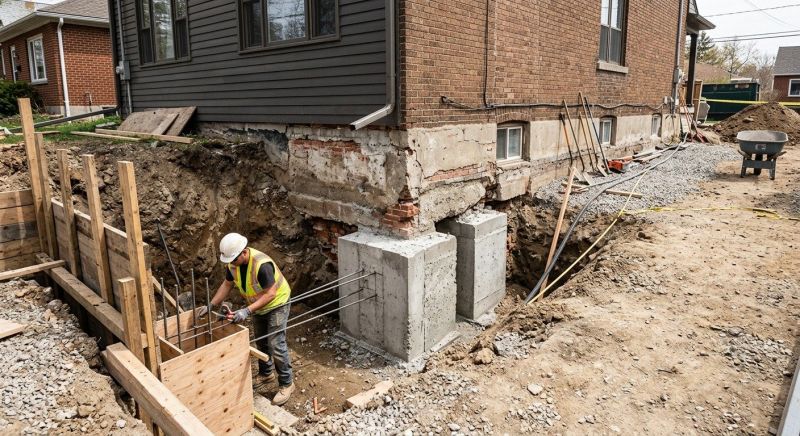 Structural Underpinning in Hamden, CT